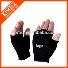 2015 Unisex wholesale acrylic custom knitted fingerless drink gloves